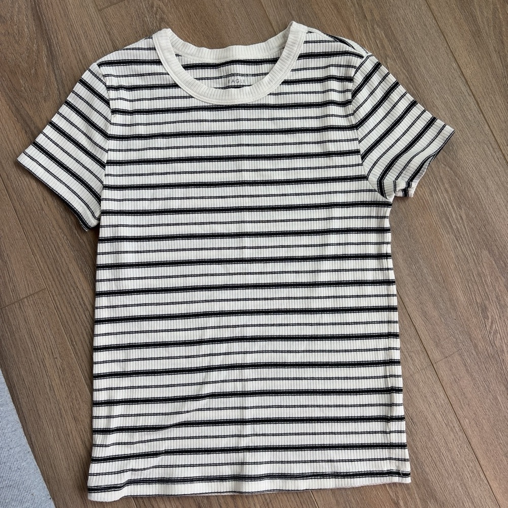 Striped Short Sleeve Baby Tee